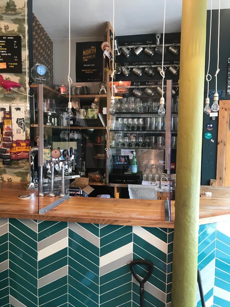 DesigntonicLtd's tweet photo. Yesterday we helped @NorthBrewCo get ready for some exciting news .... ๐ป๐บ #teamdesigntonic #commercialinteriors #commercialinteriordesign #interiordesign #bardesign #hospitalitydesign #leeds #cafedesign #restuarantdesign #ppe https://t.co/iC5vtRBnPR