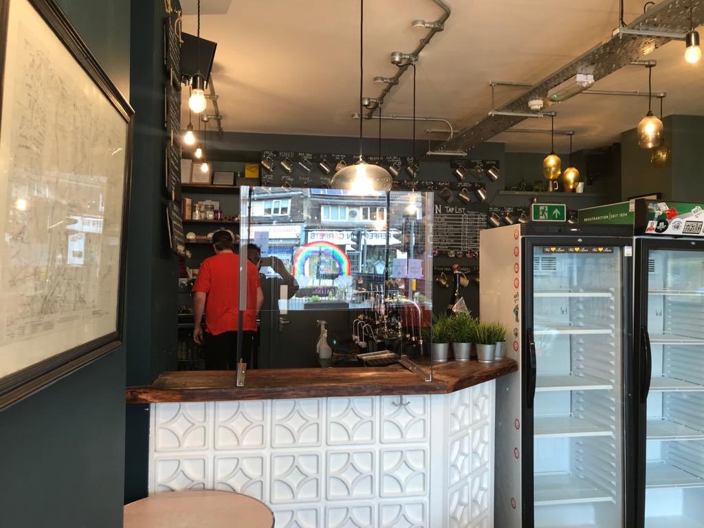 DesigntonicLtd's tweet photo. Yesterday we helped @NorthBrewCo get ready for some exciting news .... ๐ป๐บ #teamdesigntonic #commercialinteriors #commercialinteriordesign #interiordesign #bardesign #hospitalitydesign #leeds #cafedesign #restuarantdesign #ppe https://t.co/iC5vtRBnPR