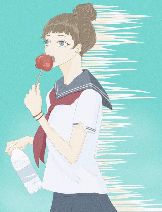 りんご飴 高画質 のtwitterイラスト検索結果