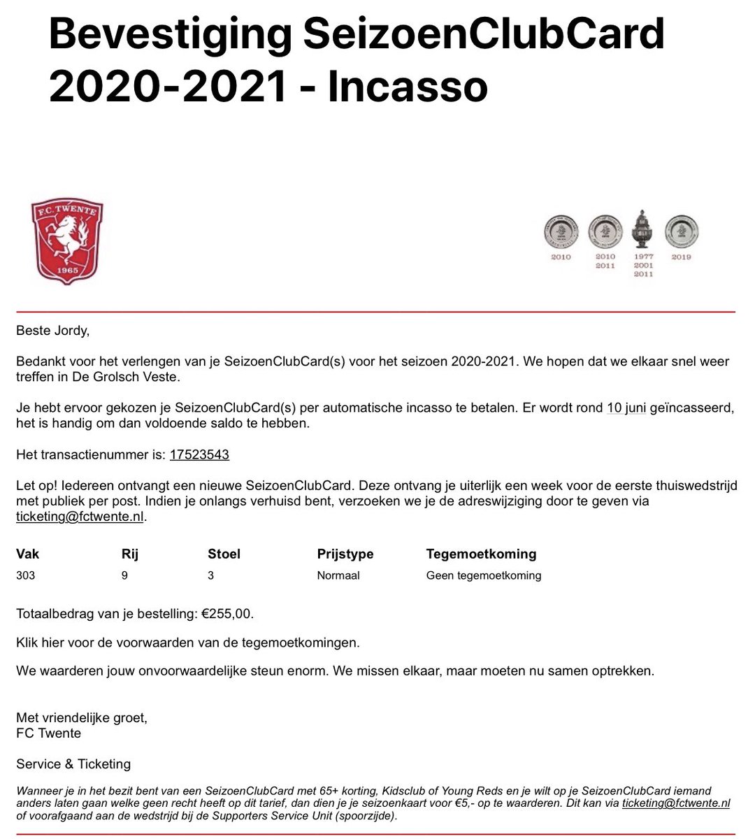 Done! ✅ #fctwente #ikmisoe