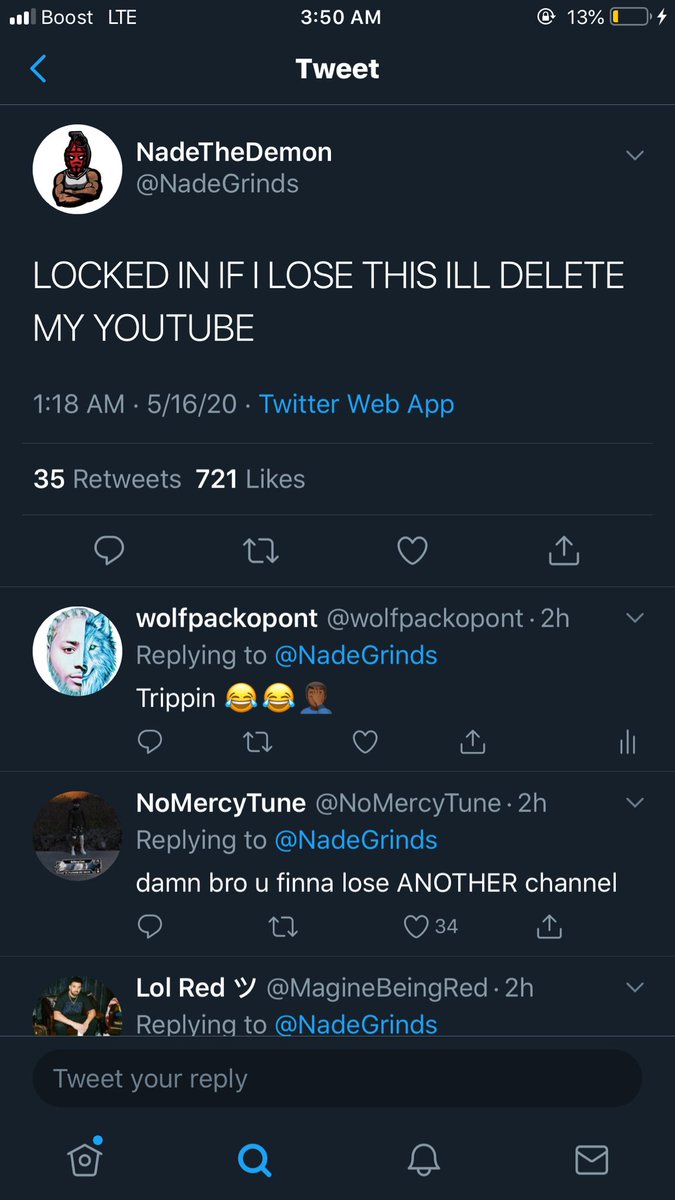wolfpackopont's tweet photo. @NadeGrinds you said what u said bro shouldn’t have said that good series but tour YouTube gotta go 😂🤦🏾‍♂️ 4 times chief #2kfreeagent #b2b #proveyourself @alexismorgan  @beluba @NBA2K20 #PlayStation  #2kdraftme #mixer #retweet https://t.co/Vhb4IQuEV7