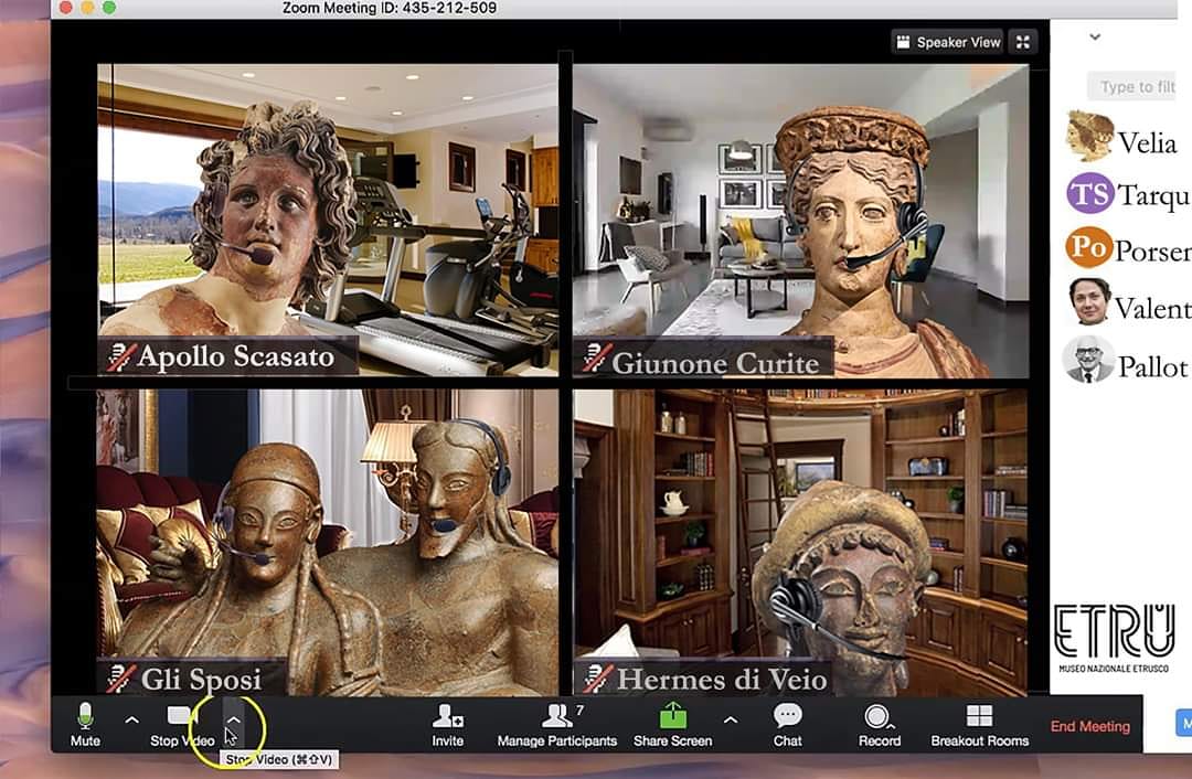 In fatto di #TecnologiaMW le nostre opere hanno davvero qualcosina da insegnarci. Si sono adattate ai tempi che cambiano, usando le #videoconferenze e applicando lo #smartworking in maniera eccellente. Che ne pensate? 
#TechnologyMW #togetherness #MuseumWeekItalia