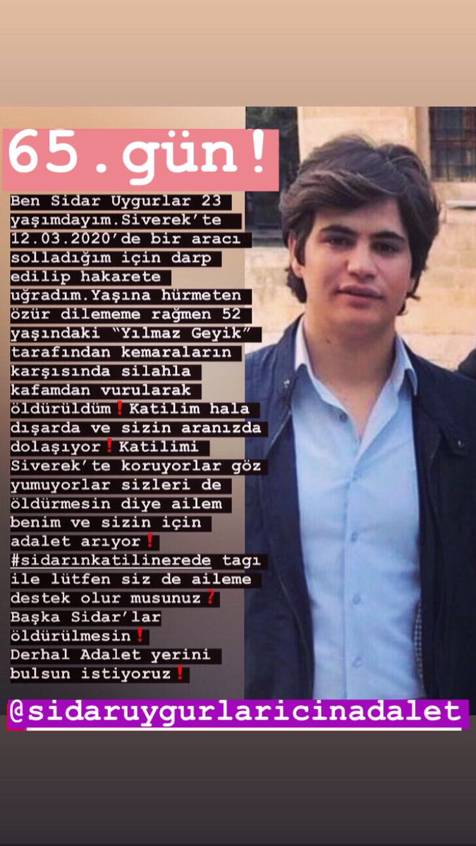 MoriDerya's tweet photo. #sidarinkatilinerede 65 gündür Sidar’ın katilini Siverek’te büyük güçler korumasaydı yakalanırdı❗️Katili koruyanlar kimler❓@suleymansoylu @TC_icisleri @RTErdogan @adalet_bakanlik @avhuseyinkacmaz @MSTanrikulu @gergerliogluof @meral_aksener @ekrem_imamoglu @kilicdarogluk https://t.co/IlgUBcFyEd