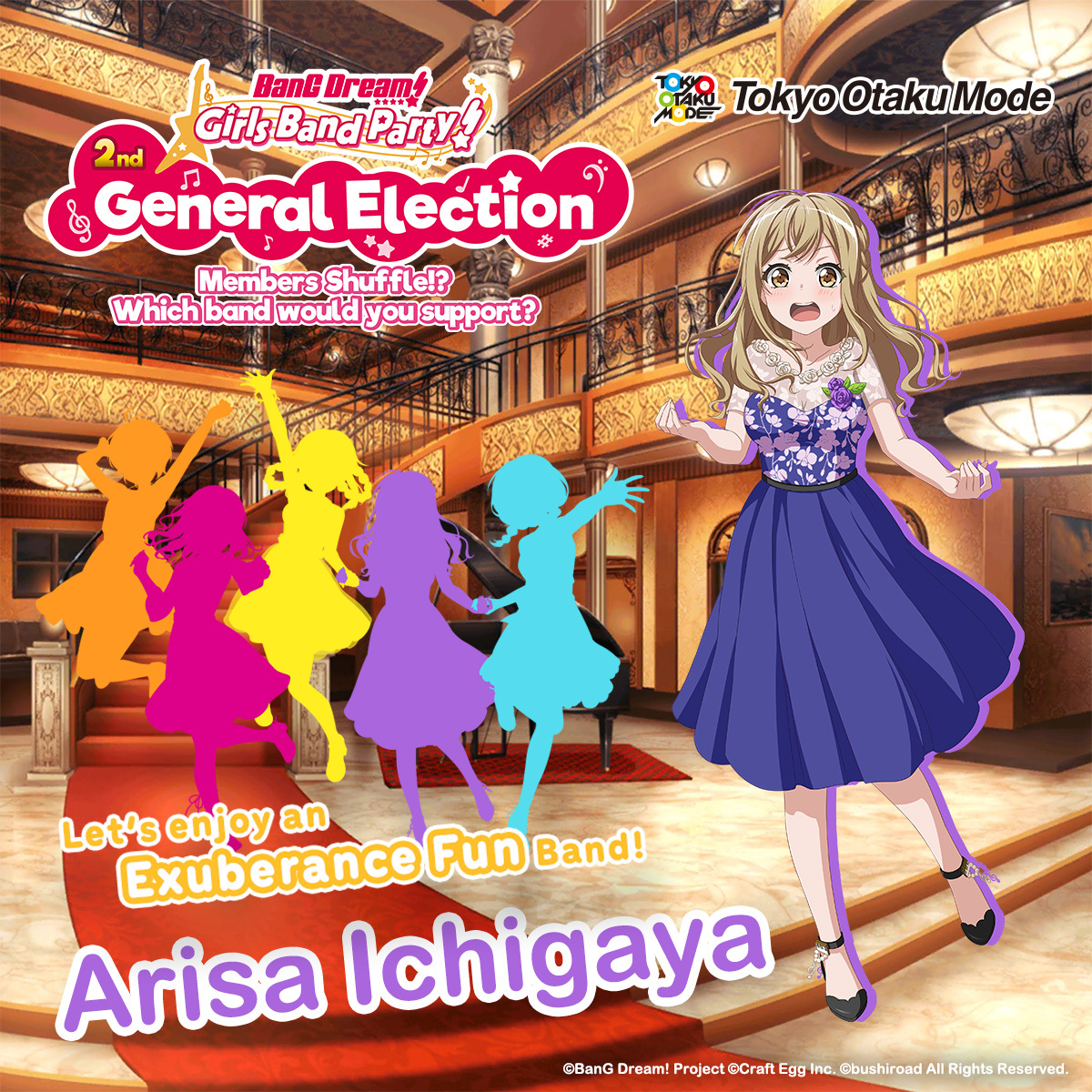 2nd General Election Update] BanG Dream! Girls Band Party! 2nd