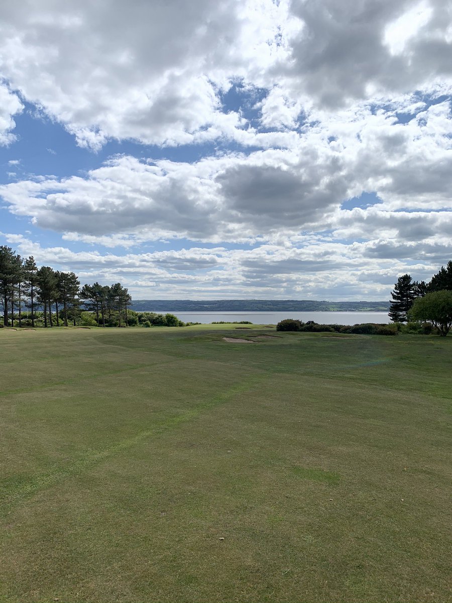 Towards the 3rd @CaldyGolfClub @CaldygcGreens Course is in great shape, well done to all the green keepers