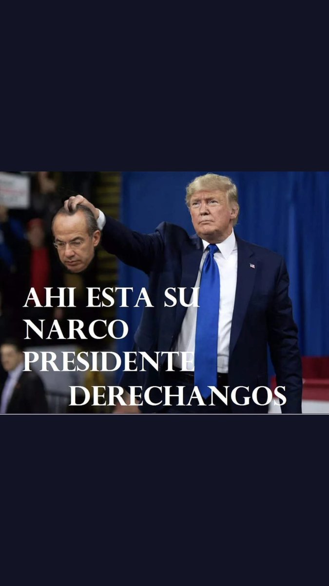 PacoFranciscoSR's tweet photo. @JonathanHeath54 Así muy pronto veremos al maldito espurio genocida @FelipeCalderon aka #Commanderborolas 😹😅😂
Aprovecha infeliz tus últimos días en libertad https://t.co/1OONWwsp3s