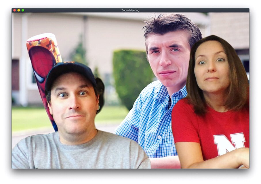 TheTenorchick's tweet photo. When @AppleJackCloser decides to make it “Foerth Week” on his Zoom backgrounds...

#covid19 #quarantine #zoom #workfromhome https://t.co/dmEcoPmfCa