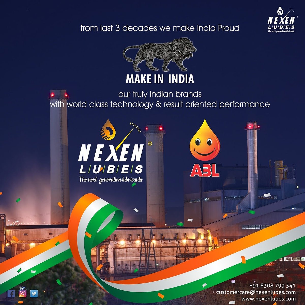 NexenL's tweet photo. #MakeInIndia #MadeInIndia #VocalForLocal #performance #manufacturing #Pune #ahmednagar #apioil #Quality #serviceindustry #automotive #IndustrialProduction https://t.co/BO3CuCeCTR