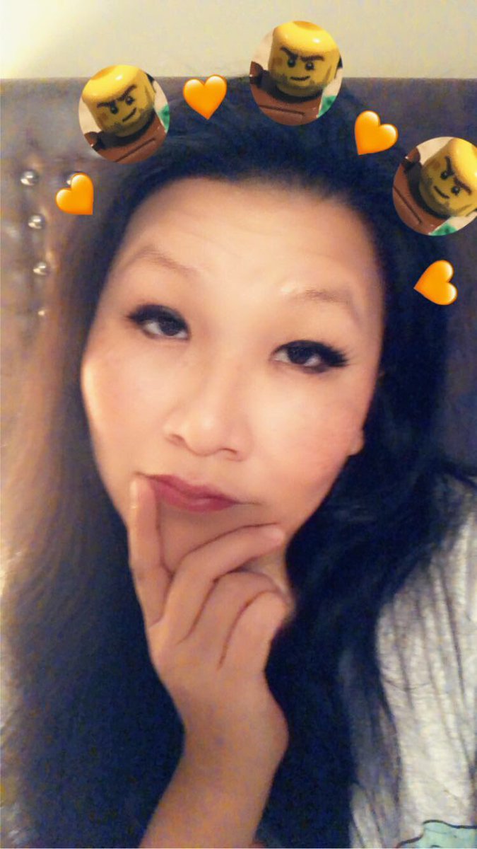 SeremaStorm's tweet photo. Our Lady of the LEGO Crown? 

#snapchatfail https://t.co/E5XK8HUXYJ