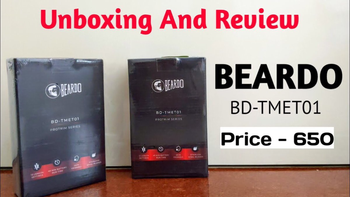 beardo pr3058 trimmer review