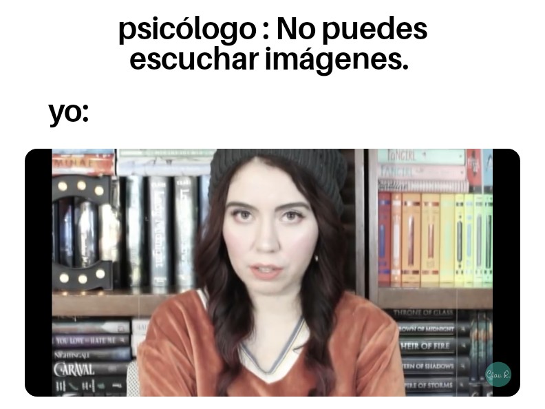 clauysuslibros's tweet photo. Son estos los momentos en donde Clau más me hace reír, esa parte sombría y fangirl de ella.
—Pau 💙
—Andre 💁‍♀️ https://t.co/7cdVcn1DO3