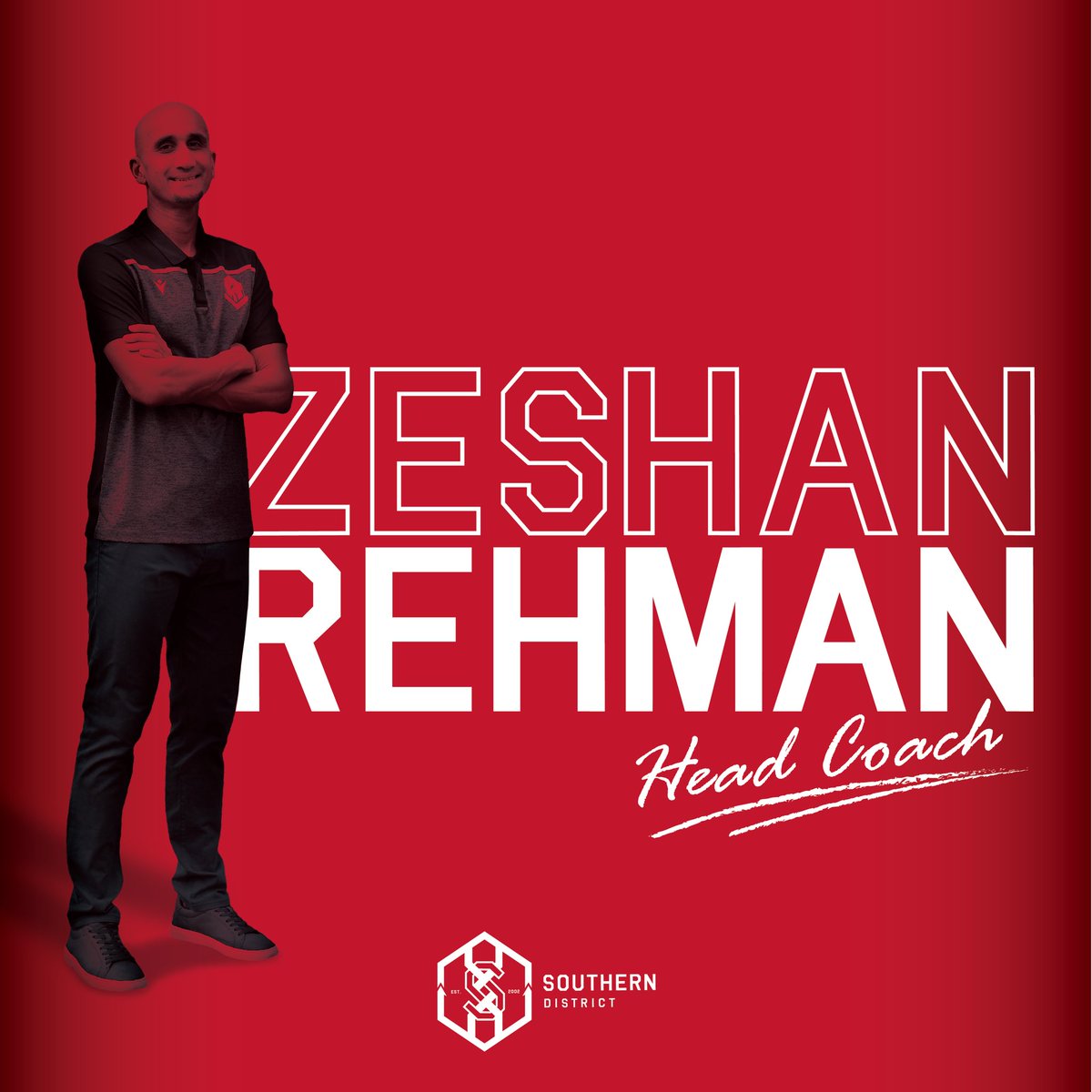 【Zeshan Rehman to be the head coach of KC Southern 】
 
We are pleased to announce Zeshan Rehman will be appointed as the new head coach of KC Southern.