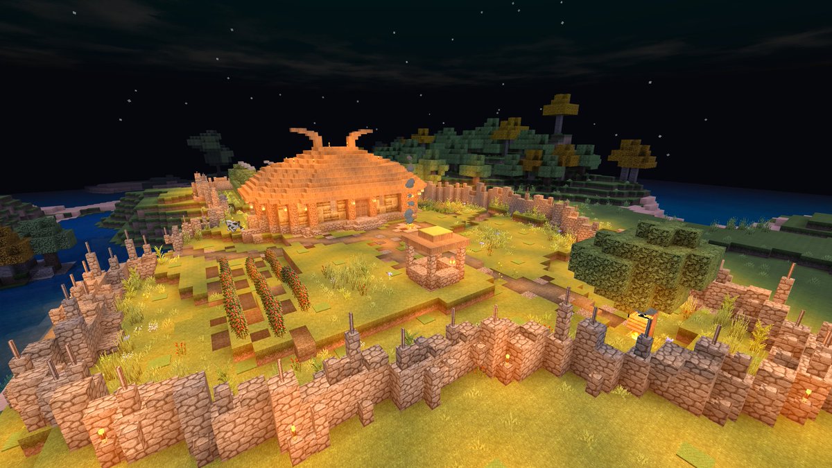 EvercraftMCPE's tweet image. Check out this #Skyrim inspired settlement build by @emcpwns 
It&apos;s name is Rorikstone, and is based heavily on Jorrvaskr. 
What do you think of it? :)

#CreativeBuild #EverCraftRealm #Minecraft #Bedrock #Multiplayer #MinecraftBuilds #MinecraftRealms