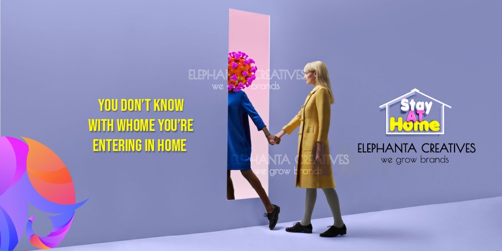 ElephantaCreat's tweet photo. #Elepha_creatives #branding #social_media_campaign #creative_graphics #corona #stay_home #Stay_Safe https://t.co/SETgNAkWJq