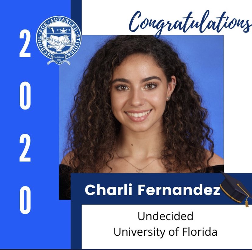 So proud of this highschool &amp; college grad at 17 👩🏻‍🎓#proudGodmother  #classof2020 #MDCPSGrad 💙🧡