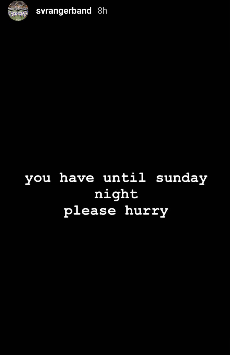 Hey Band Seniors!! Please get your submissions turned in to Miranda Young! <a href="/svrangerband/">Smithson Valley Band</a>