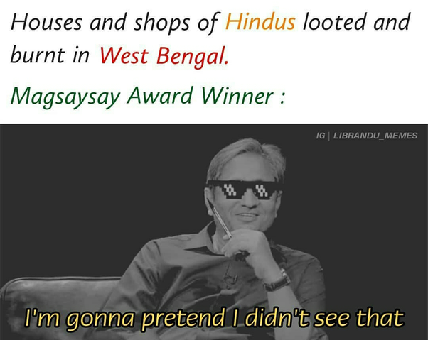 And yes all liberals/leftists/pro muslims who still thinks NDTV is unbiased and Ravish Kumar is best and want to debate over it please