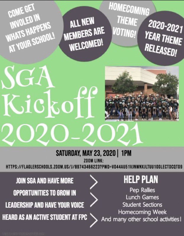 FPCSGA's tweet photo. That’s right! Our kickoff meeting for the year is happening virtually!! All are welcome to join and talk about some exciting stuff coming up next year!!😁 #FPCgoesVirtual https://t.co/bqQgMtfovN
