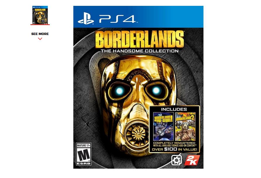 borderlands the handsome collection ps4 gamestop