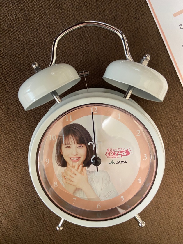 浜辺美波 世界一止めたくない目覚まし時計 グッズ z JA共済 浜辺美波の