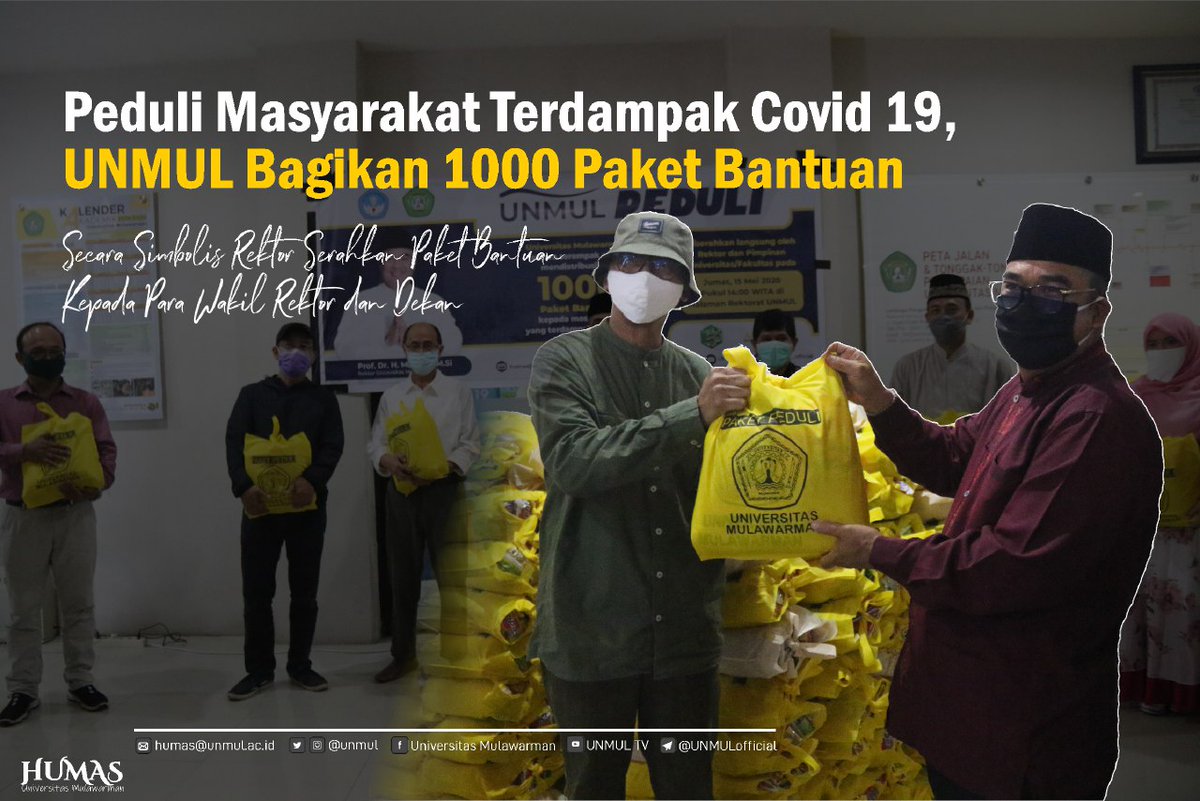 unmul's tweet photo. Peduli Masyarakat Terdampak Covid-19, UNMUL Bagikan 1000 Paket Bantuan

Selengkapnya : https://t.co/Aso5I0WhgR

.
.
#UNMULSIAGA #UNMUL #covid_19 #covıd19 #Corona https://t.co/GPqezkYPKx