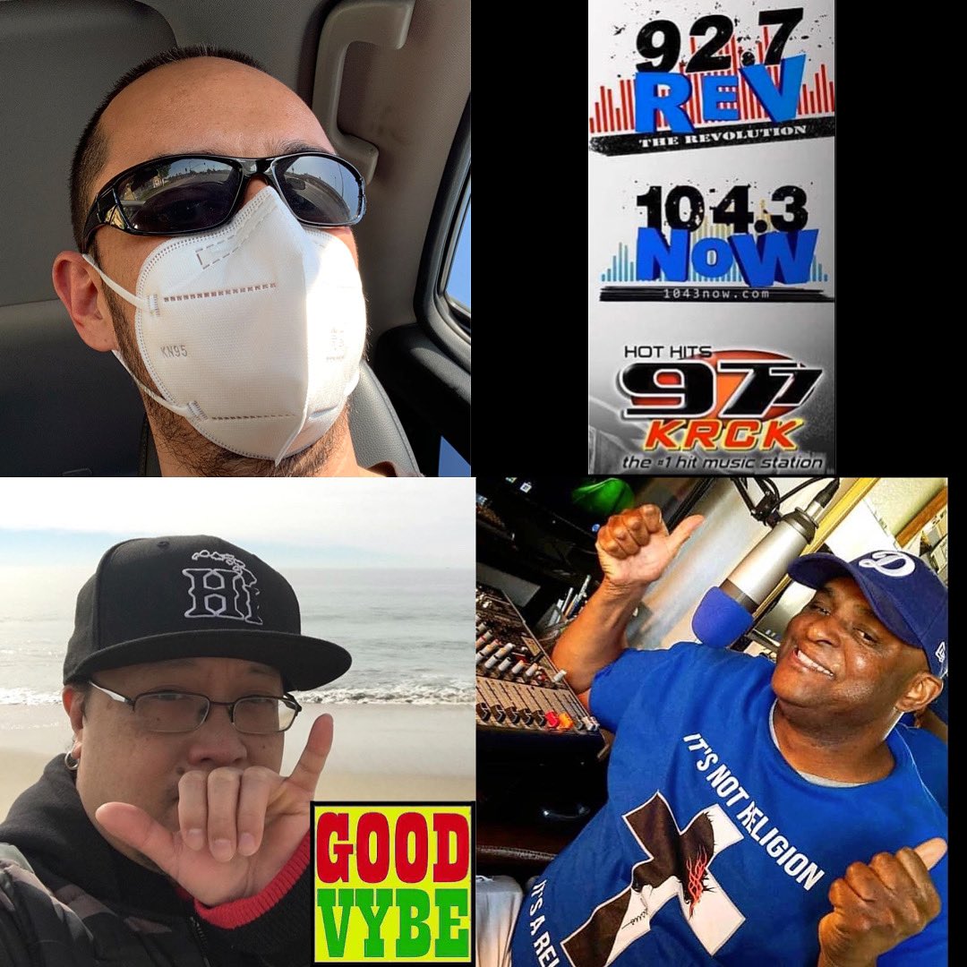 Hopping on the turntables at 10pm on <a href="/Rev927/">92.7 The Revolution</a> <a href="/1043NOW/">1043NOW</a> <a href="/977krck/">Hot 97-7</a> then <a href="/goodvybe/">Deejay Mr Goodvybe!</a> &amp; <a href="/VinnDoggRadio/">VinnDogg Radio USA🇺🇲✝️🇮🇱</a> at 11pm  #ShelterInPlace <a href="/WeekendGetdown/">Weekend Getdown</a>