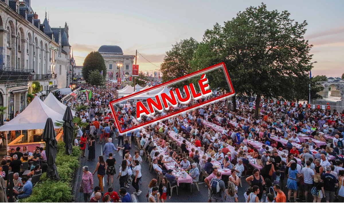 Organisée par les producteurs de l'appellation, l'une des plus grandes manifestations de Saumur est annulée. 
Les Grandes Tablées du Saumur-Champigny qui auraient dû célébrer leur 20ème anniversaire les 5 et 6 août, attendaient 10000 participants sur 2 soirées. <a href="/vinsdeloire/">Vins du Val de Loire</a>