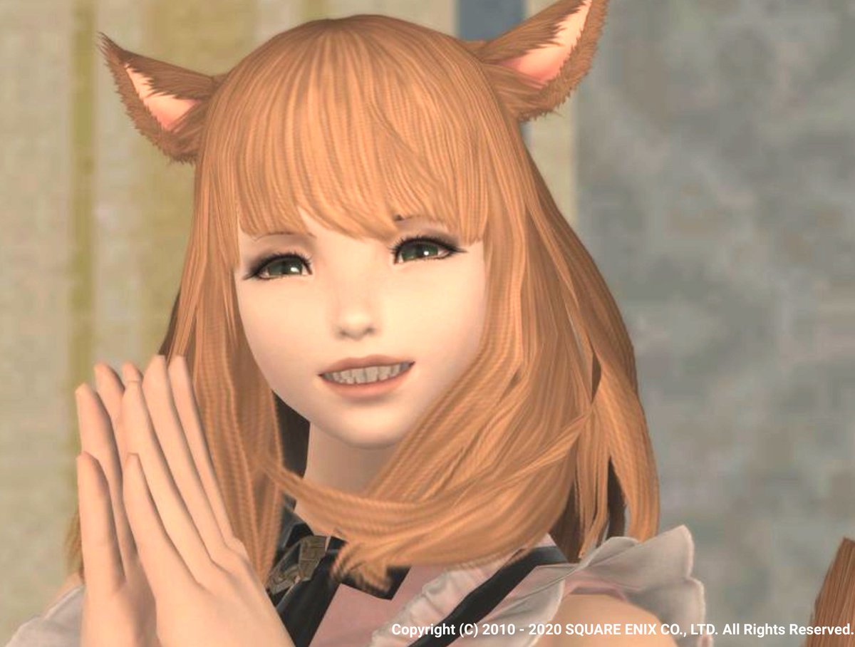 ぷりff14 女の子が好きなミコッテの髪型だいたいこの3つかなって思ってるw個人的見解