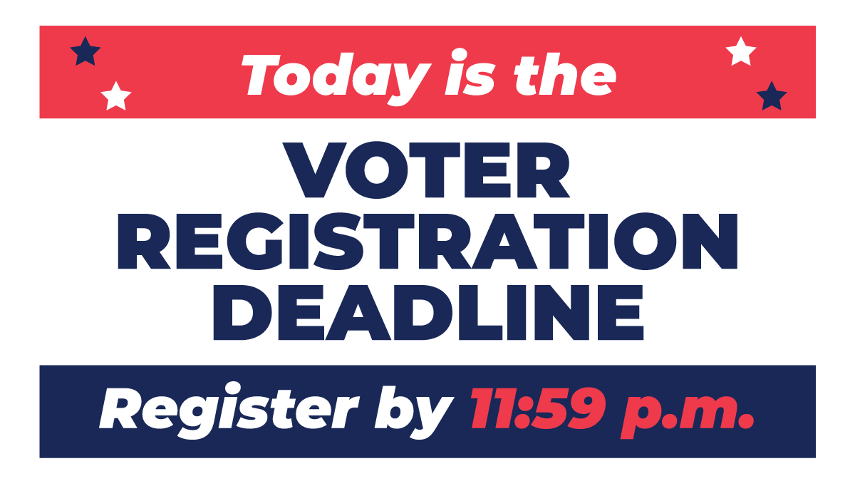 GovernorShapiro's tweet image. Only a few hours left to register to vote in the June 2 primary election.

⏰ The deadline to register is tonight at 11:59 PM.

📋 It only takes a few minutes to register to vote or update your registration at Register.VotesPA.com.
