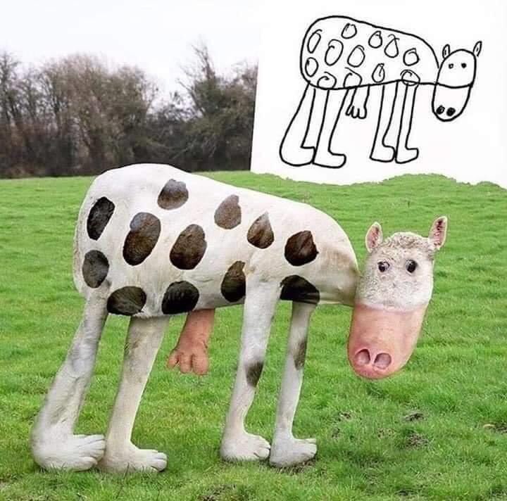 Ku_sta's tweet photo. What would happen if children’s drawings became reality..!! 😅 💙 https://t.co/yb1zgHVB4e