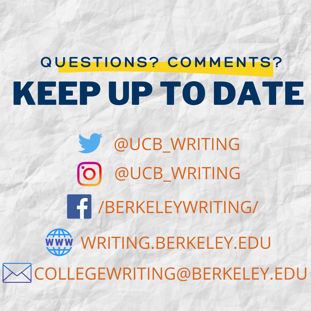 Berkeley Writing tweet media