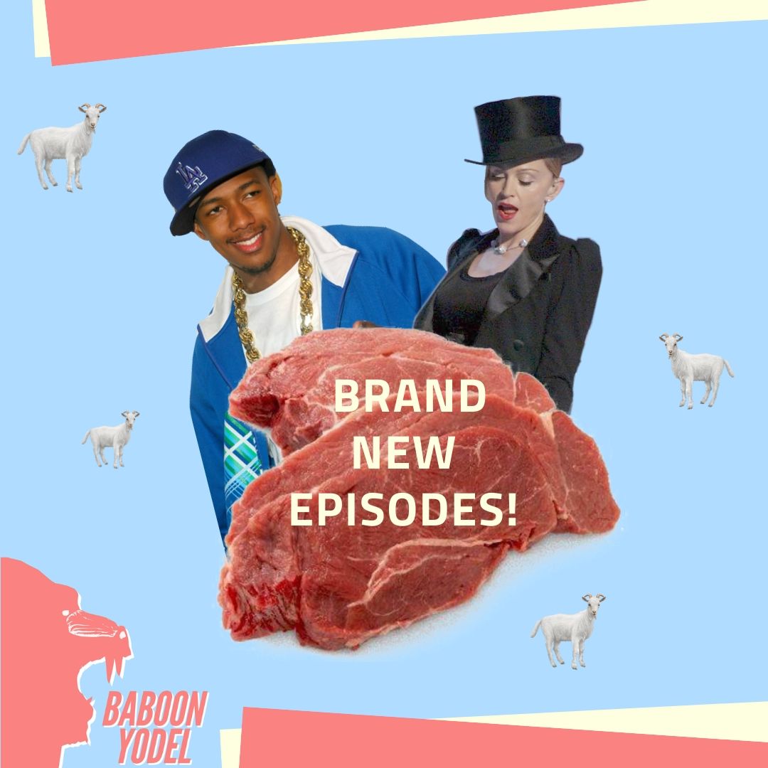 BaboonYodel's tweet photo. Ya heard? Brand new episodes of Baboon Yodel are out! They've been out for weeks, where have you been?!?!? Catch up on our last few episodes on iTunes, Spotify, Youtube or your lil' podcasting app. We love you, please leave us some hate mail.
https://t.co/mhBMhLkkRM

#BaboonYodel https://t.co/bonR2UzNjB