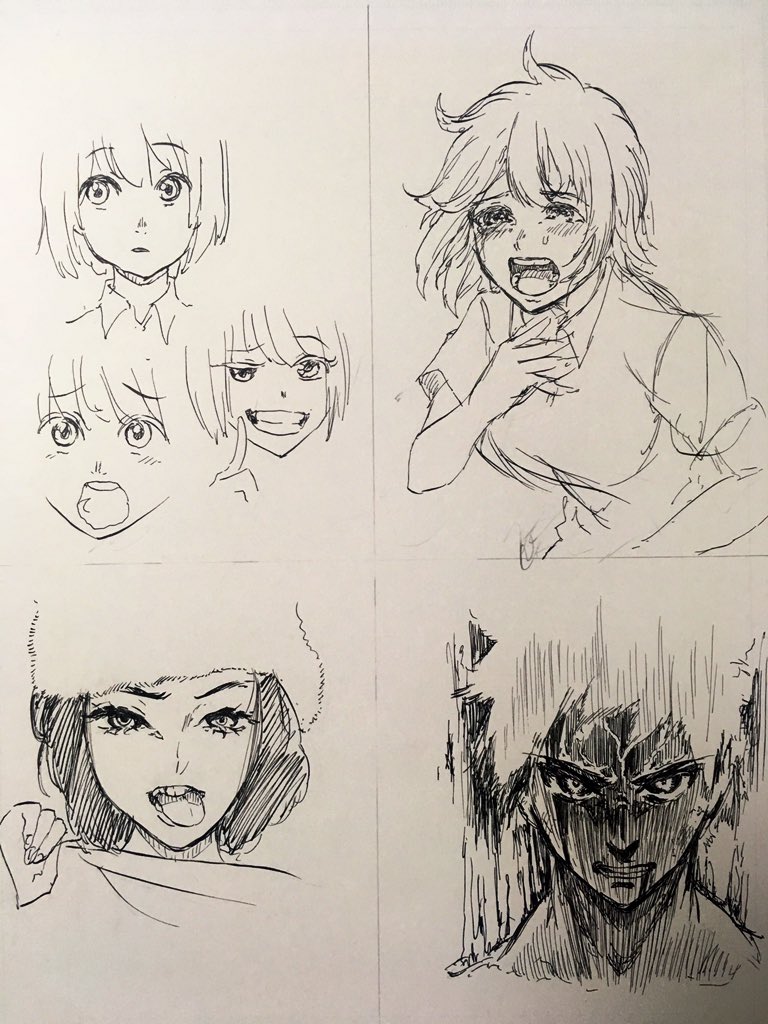 ぷらくてぃす
表情と背景 