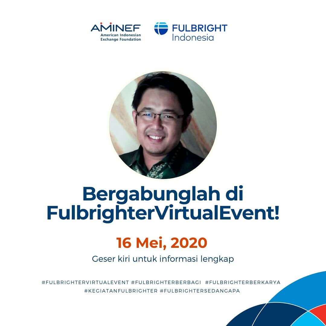 FulbrightID's tweet photo. #FulbrighterVirtualEvent Hari ini - Bagaimana pengalaman Syayid Sukandi (2012 Fulbright MA) #StudiAS di @SIUE didukung beasiswa #Fulbright? 

Ikuti ceritanya dlm event virtual oleh @AmcorUnand hari ini, 16 Mei jam 20.00 (waktu Jakarta) via IG live. Info acara 👇 https://t.co/gYaQcuBxBN