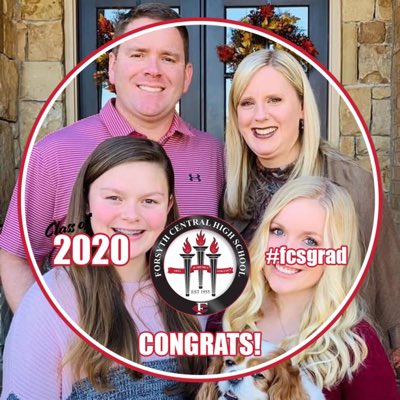 DrJoshLowe's tweet photo. On behalf of the Lowe family, congratulations to the Class of 2020! @ForsythCHS @FCSchoolsGA @fchs_alumni #fcsgrad #chouse #oneforsyth https://t.co/458cX0HtW2