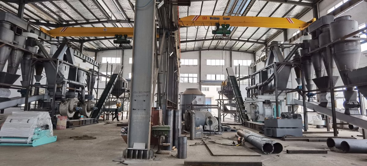 our harder workers building 2 biomass pellet production line at same time in our factory, so when the client receive all these machines they can assemble the biomass production line  by themself like LEGO. ＃biomass ＃biomassenergy ＃woodpellet ＃renewableenergy ＃woodpelletmill