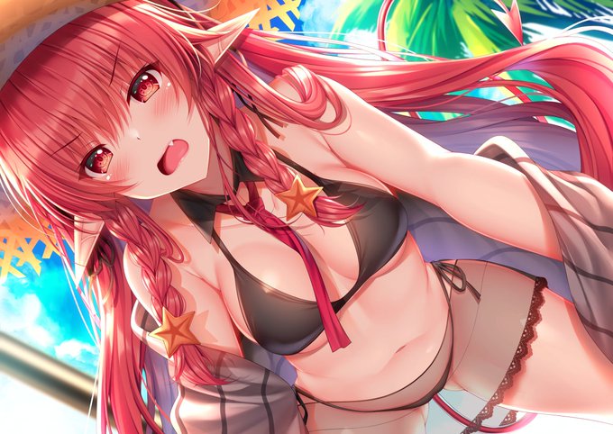 『せっかく海に来たんだから一緒に遊びなさいよ!!!』
#アークナイツ #明日方舟 #ヴィグナ 