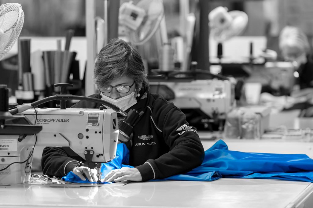 Jefferson_MFG's tweet photo. UPDATE: Aston Martin has now produced more than 1,000 pieces of PPE, including washable surgical gowns, at its Gaydon factory for frontline NHS workers #UKmfg #GBmfg🇬🇧 https://t.co/JqDrWBzKQu