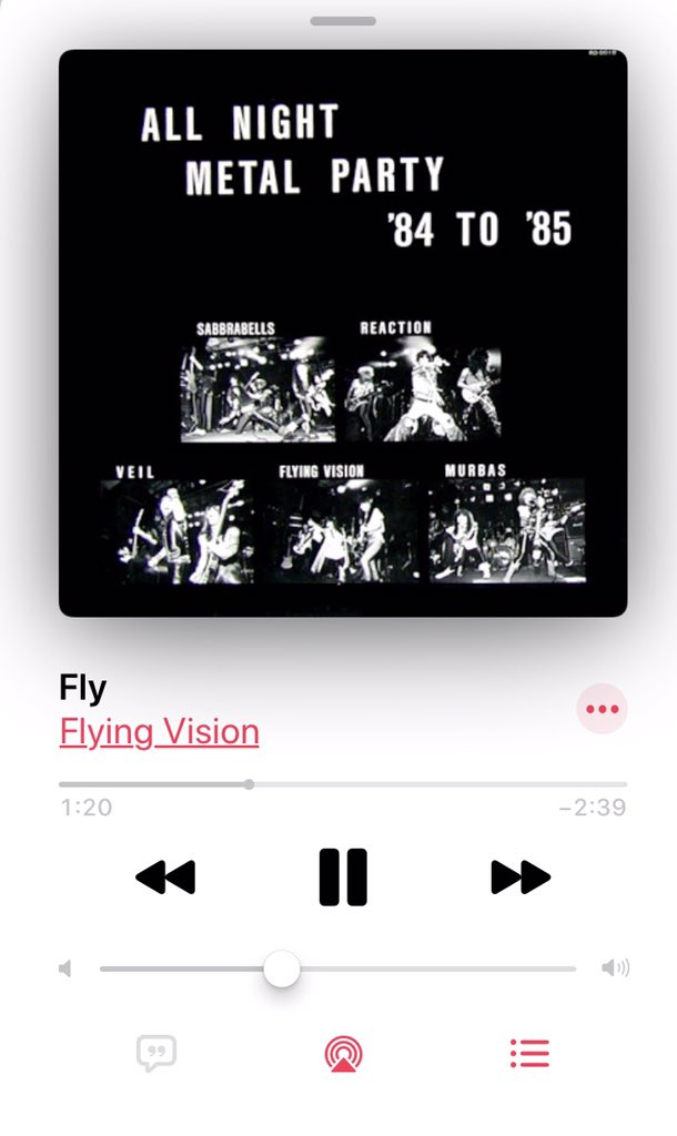 papalica_HMF's tweet photo. #FlyingVision FRY https://t.co/hPaKkZU8fW @YouTubeより
東京の4人組ガールズメタルバンド、All Night Metal Party 84 to 85のライブ音源。確かトップビルでした。良い曲とルックスも良く人気ありました。今のバンド等でこの時期の音のトリビュートやりませんかね。眠ったままの曲にするには惜しい。 https://t.co/ltgQb71hOg