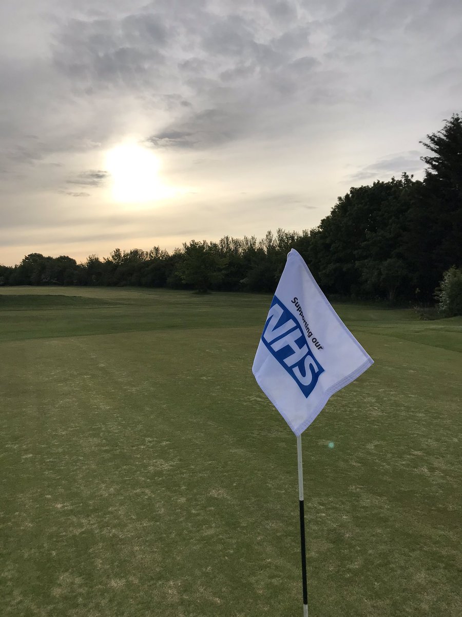 Good morning we are back! Course set up ready to go, lovely morning please respect the course and the rules in place enjoy your game of golf 

We have the NHS FLAG on 18th 

Share your pictures with us as your going round 

#risebridgegolf