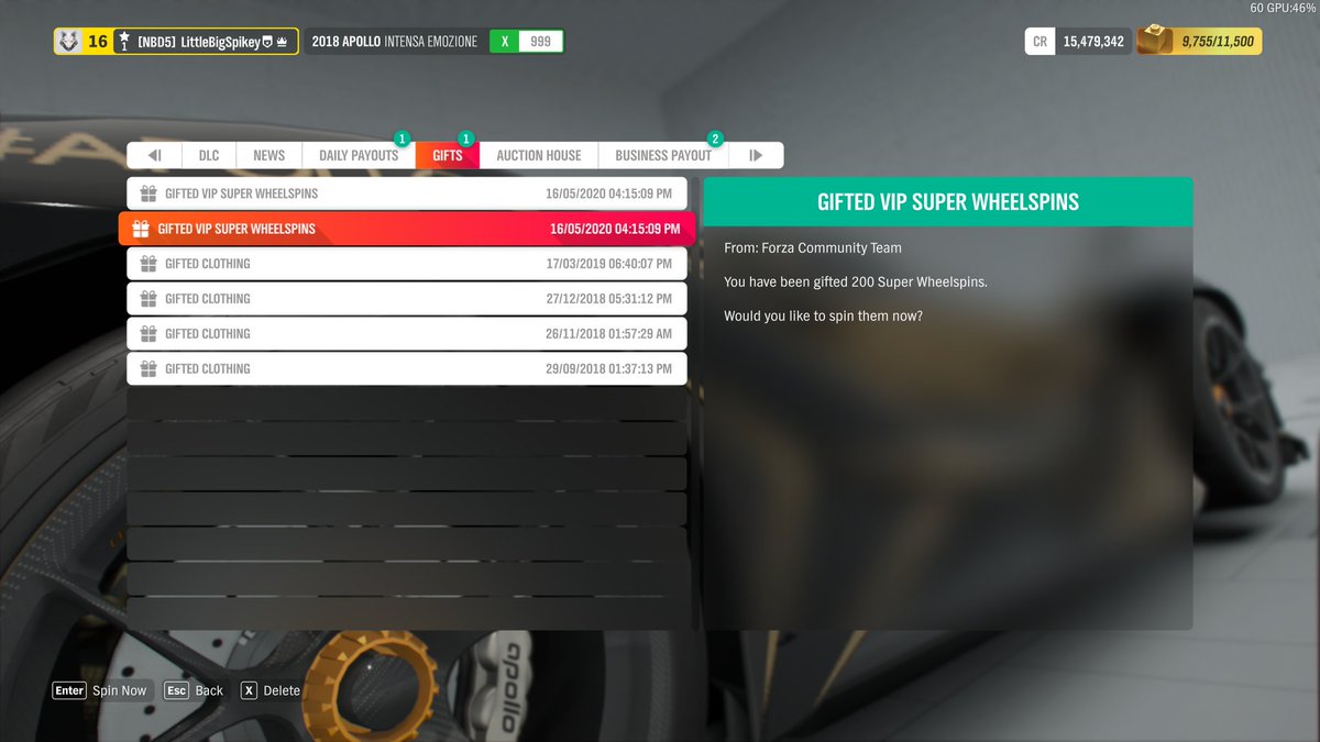 forza horizon 4 gift code