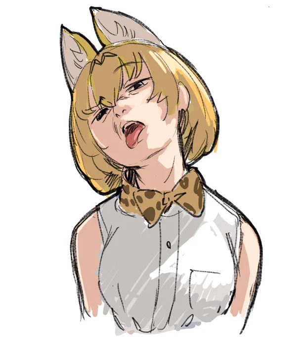 絵チャで描いたサーバル

べぇー 