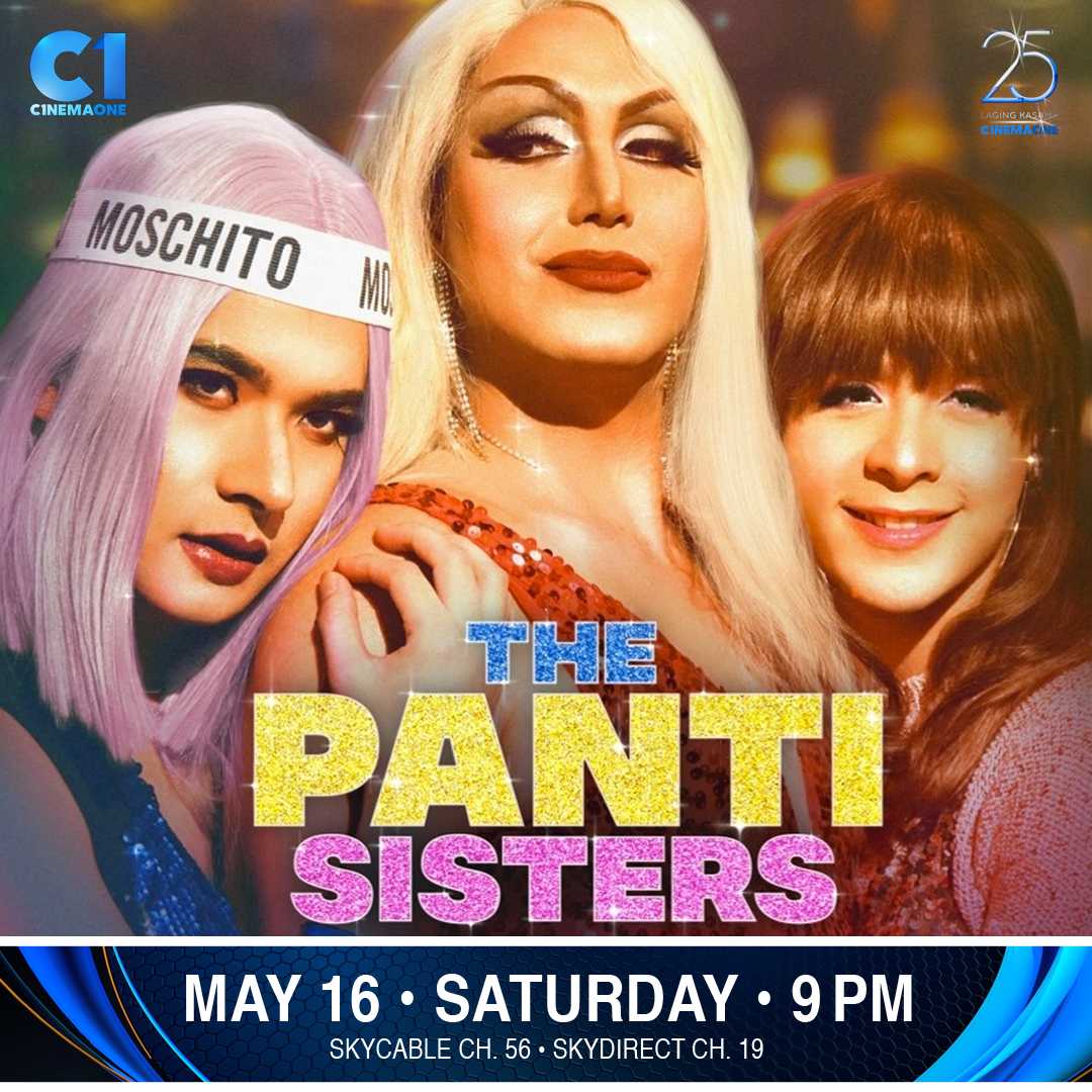 c1nemaone's tweet photo. Rarampang muli ang mga magkakapatid na Panti! 🌈

Panoorin sina Paolo Ballesteros, Christian Bables, at Martin Del Rosario sa The Panti Sisters! Mamayang 9PM na sa #CinemaOne! #ThePantiSistersOnC1 https://t.co/NkrxxH0Z9G