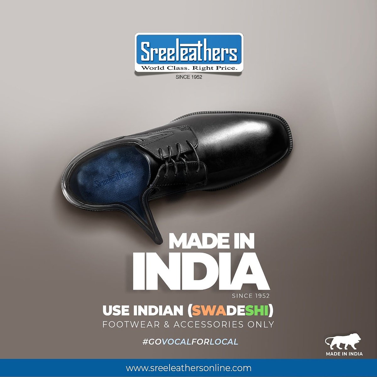 SreeleathersInd's tweet image. Let's come together to strive for an #AtmanirbharBharat, a self-reliant India. Go "Vocal for Local"!

#VocalForLocal #MakeLocal #ConsumeLocal #AtmaNirbharBharat
#SelfReliantBharat #SwadeshiRevolution