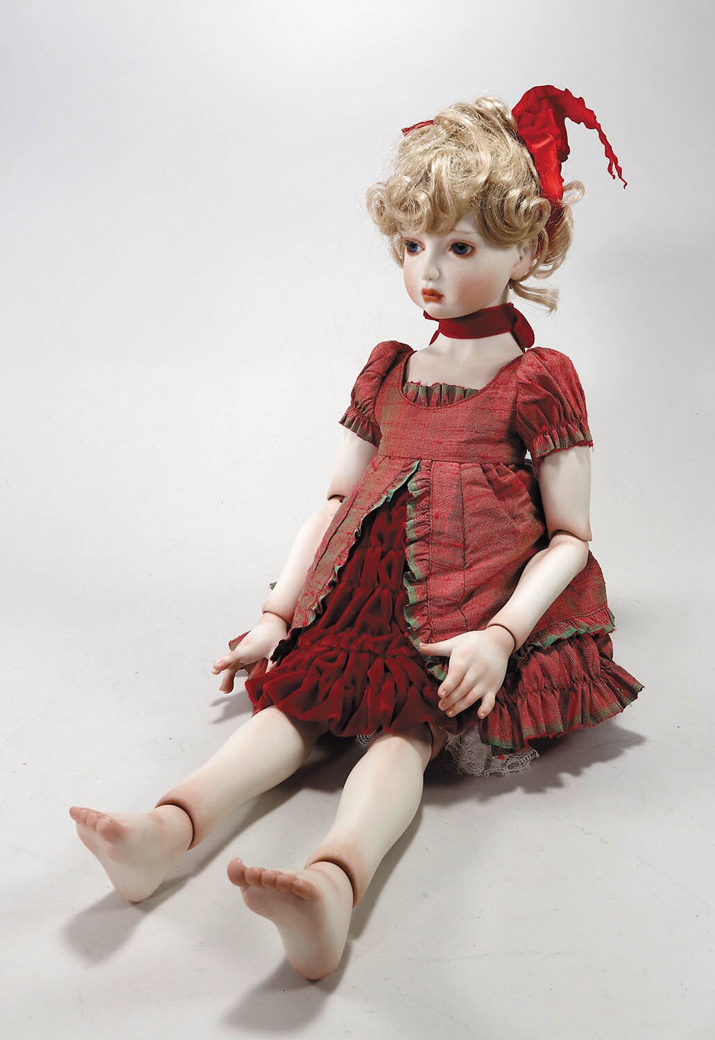 AKa2972  球体関節人形  創作  ビスクドール  36cm AKa2972 球体関節人形 創作 ビスクドール 36cm