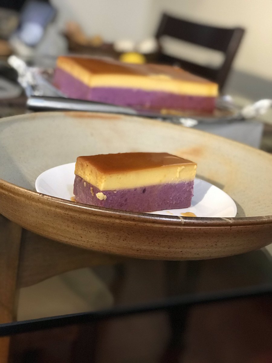 ekobaquial's tweet photo. Umabot na po tayo dito mga kababayan! #UbeHalaya #LecheFlan = #UbeFlan ๐๐๐ https://t.co/VTJ3ud78t5