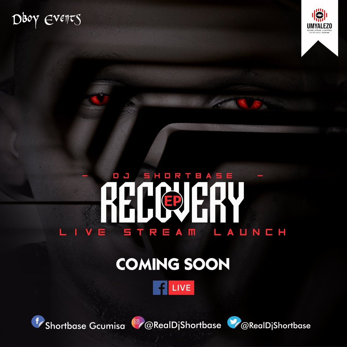 Dboyworldwide's tweet photo. Dj Shortbase Recovery Ep Livestream Launch. COMING SOON
We will announce the date very soon.
#dankiebase #stayhome #staysafe
#RecoveryEP is OUT NOW.
Download
https://t.co/HEjDTkZTr9 https://t.co/wSen048cnM