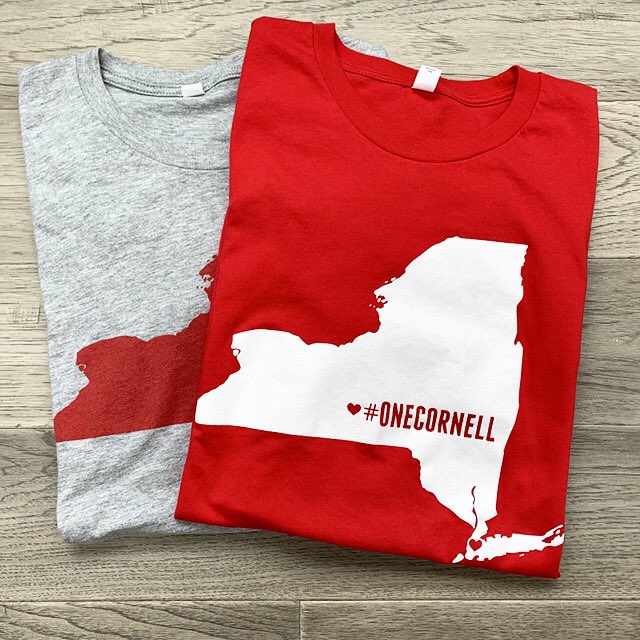 CornellStore's tweet photo. We are #OneCornell! In this spirit and to help provide critical support to students in need, The Cornell Store is donating net proceeds from the sale of this #ONECORNELL tee to the Access Fund. Learn more at https://t.co/ZfDXxA8BFO
 
#Cornell #CornellStore https://t.co/X0H0yqkWxc