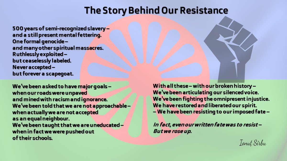 SWActivism's tweet photo. Today (16th of May) is Romani Resistance Day. 
https://t.co/3viUBcc9hR https://t.co/vfqQpgNlRK