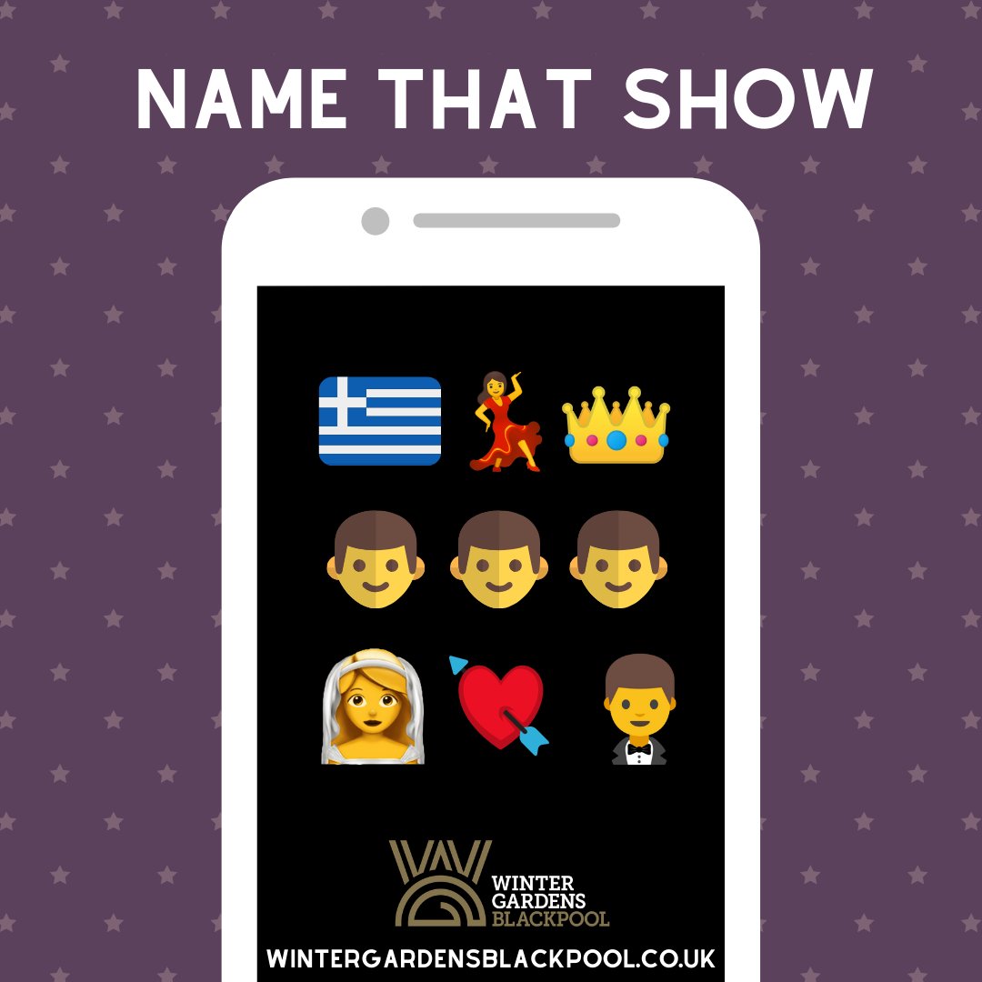 NAME THAT SHOW! 

We've used emojis to describe one of our favourite musicals - can you guess what it is? 

CLUE: It's coming BACK to our Opera House stage Spring 2021. ✨